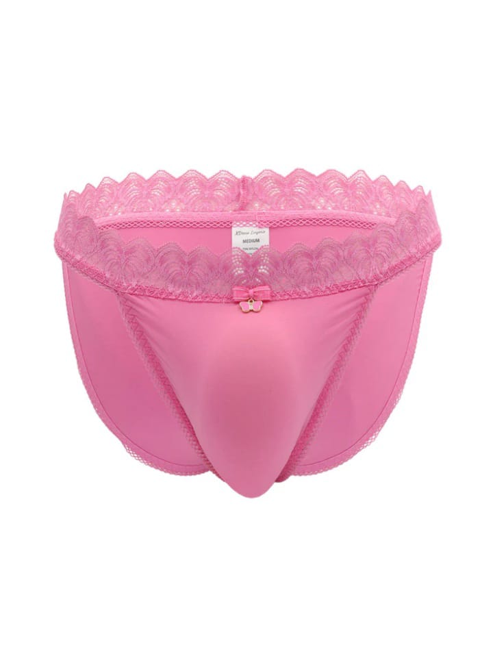 Men's wild side lace tanga  underwear